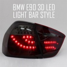 AUTOLAMP 3D LED LIGHT BAR TAILLIGHTS SET BMW E90 2005-08 MNR